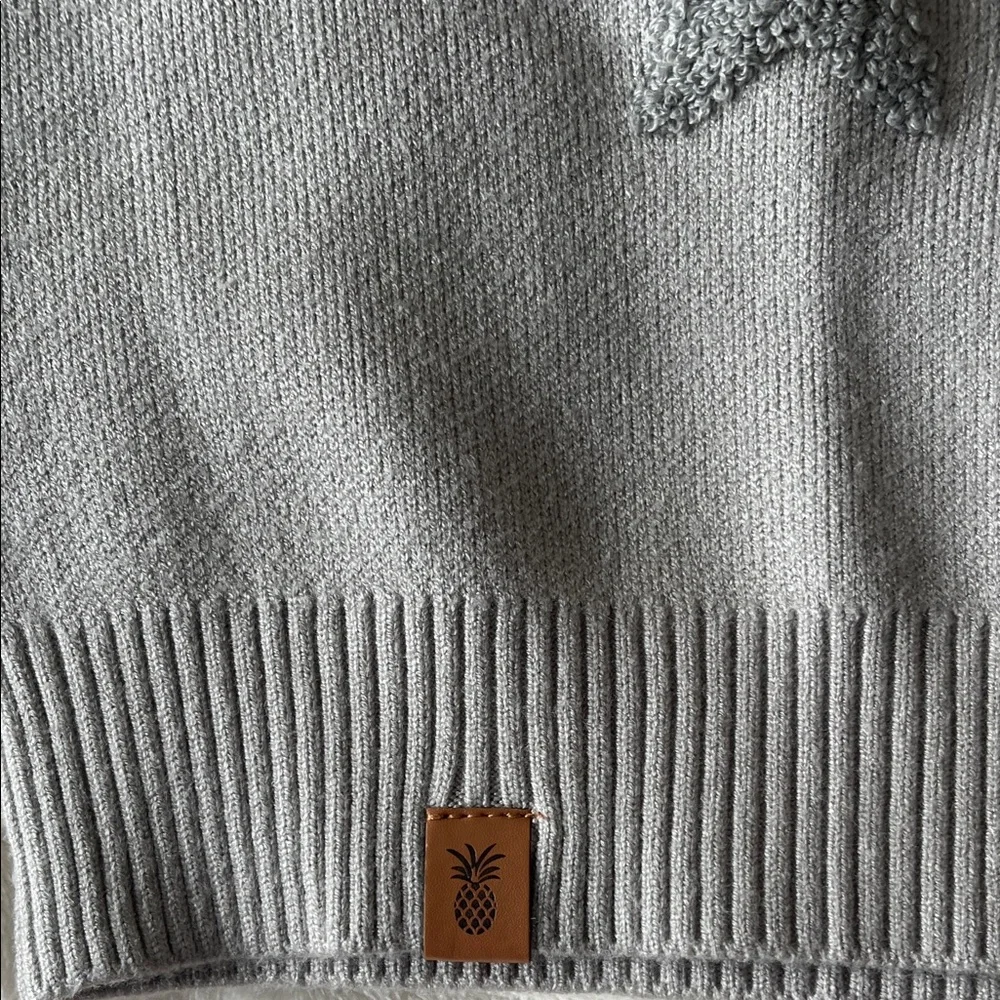 Simply Southern Gray Cropped Sweater - Picture 3 of 6